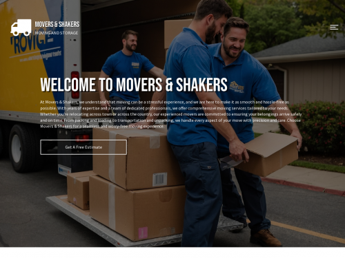 Movers & Shakers | Moving and storage