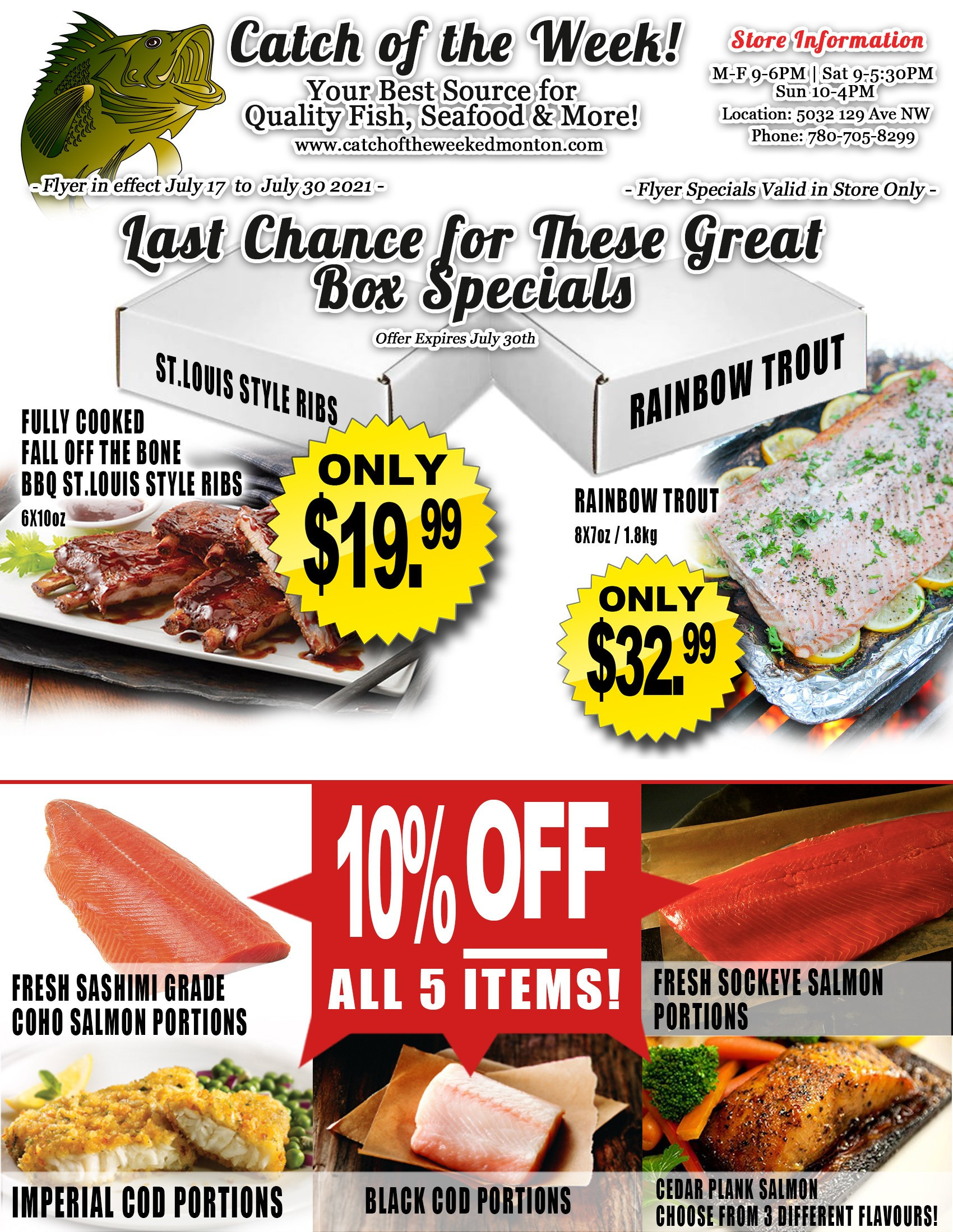 Best Fish & Seafood Market Edmonton Catch of the Week!