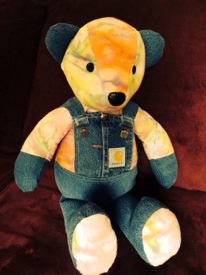 Custom Photo My Love For You Is Always Near - Memorial Personalized Custom Teddy Bear Plush - Sympathy Gift For Family Members