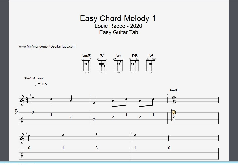 Chord melody что это