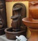 Beautiful and unique mexican special artesian handmade wall fountain with jars