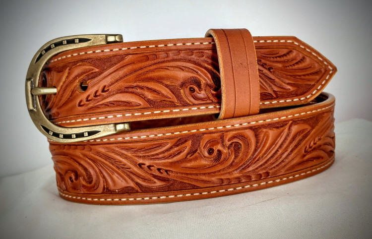 Custom Hand Tooled Leather Belts