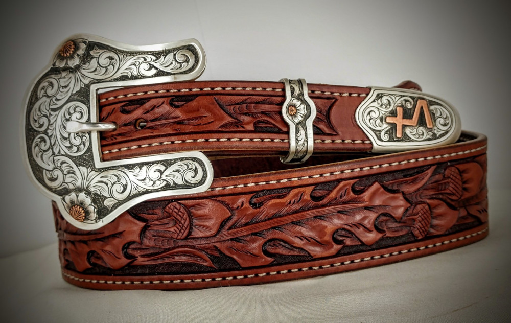 Lone Tree Leather Works | Custom Leather Belt Gallery