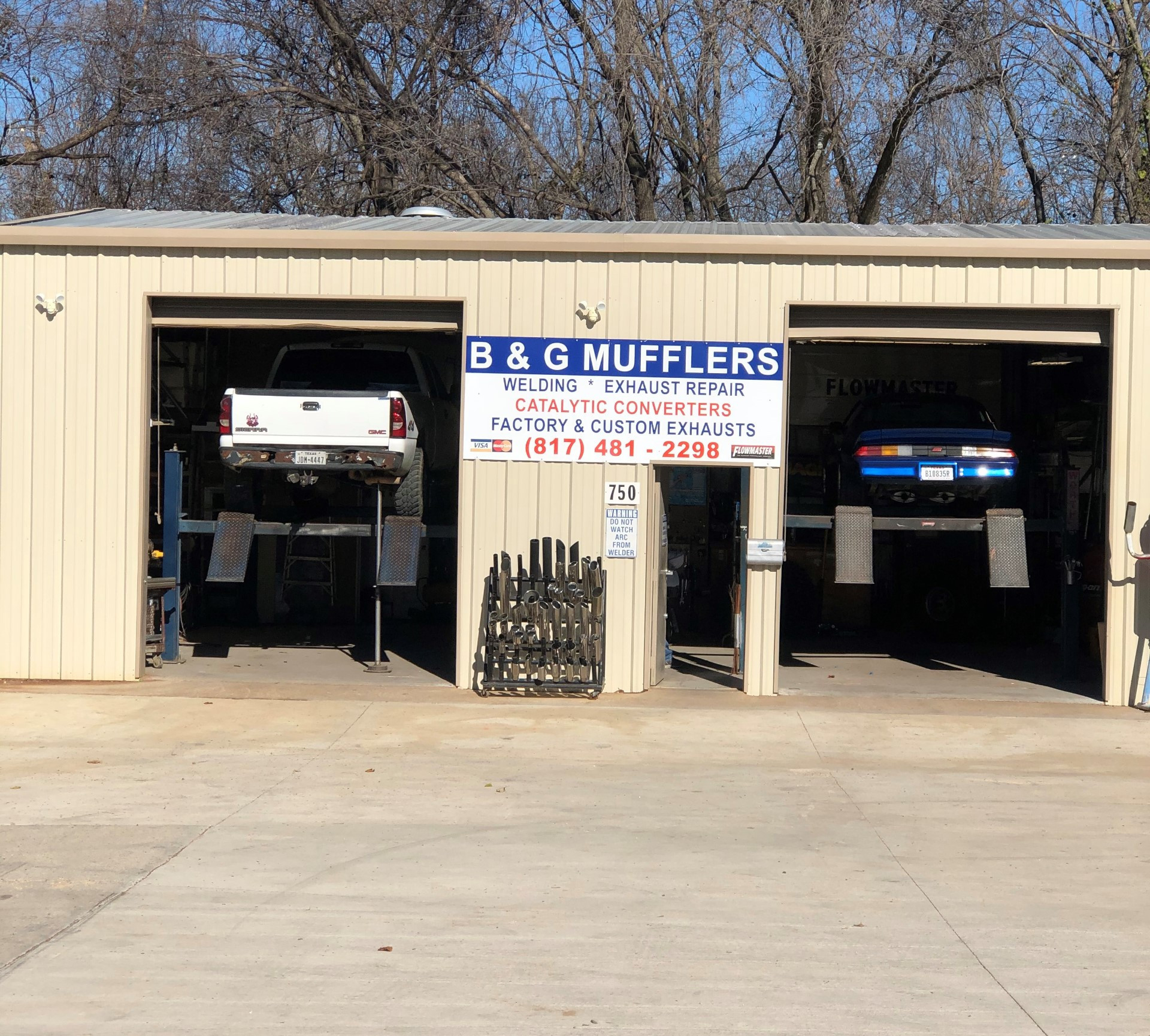 B & G Mufflers Custom Mufflers, Catalytic Converters, and Exhaust Grapevine