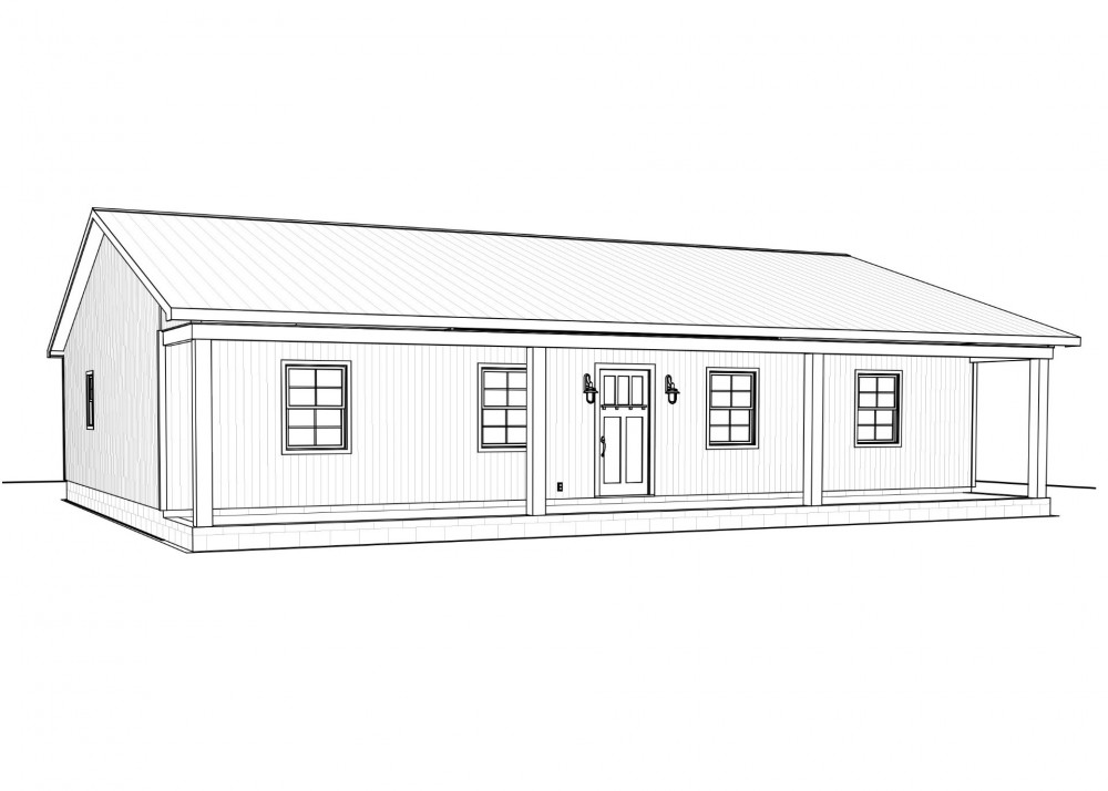 American Made House Kits   House 6 W1000 O 