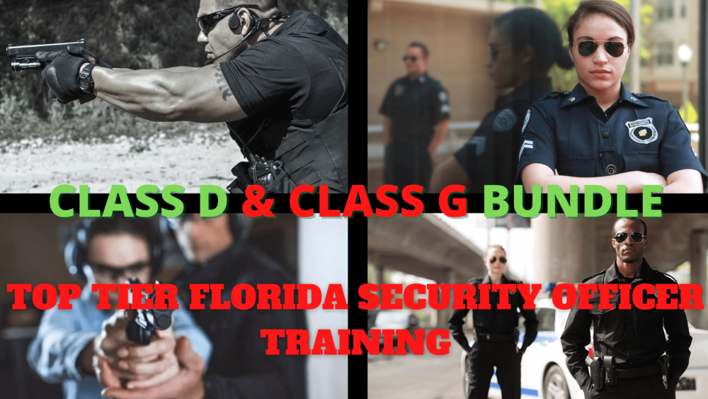 Security Class D and G Bundle - Comprehensive Security Training ...
