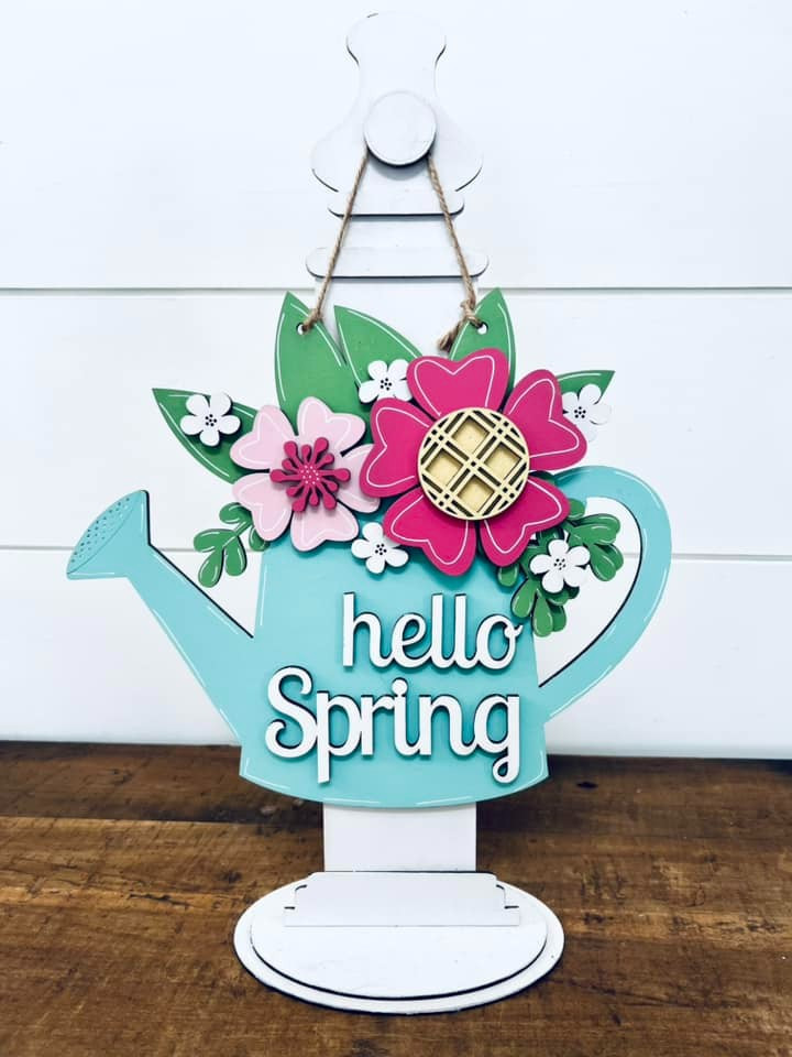 Hello Spring Door Hanger – Rustic Eve