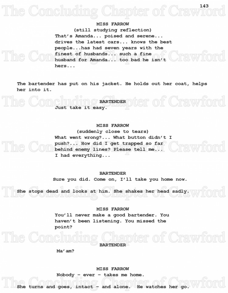 Everything Script The Concluding Chapter of Crawford