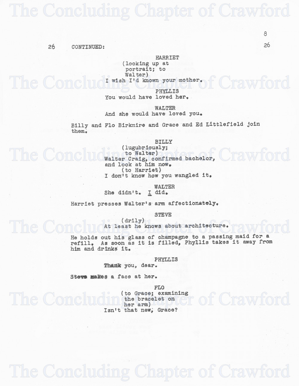 The Concluding Chapter of Crawford