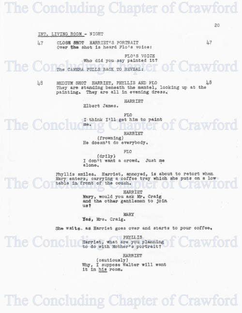 The Concluding Chapter of Crawford