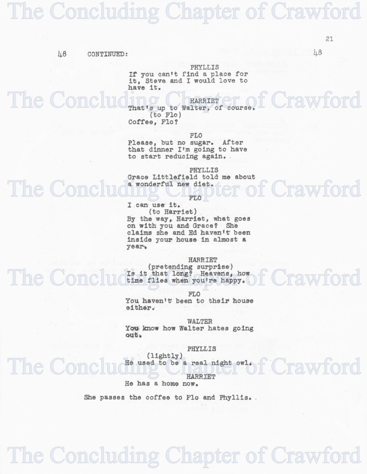 The Concluding Chapter of Crawford