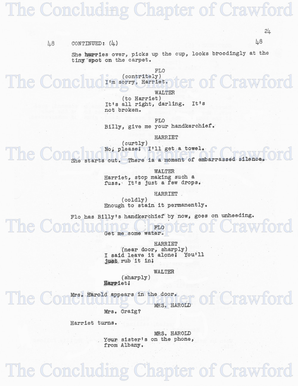 The Concluding Chapter of Crawford