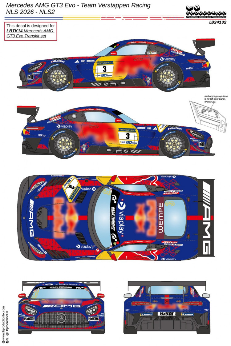 LB Production - Scale model cars decals and accessories