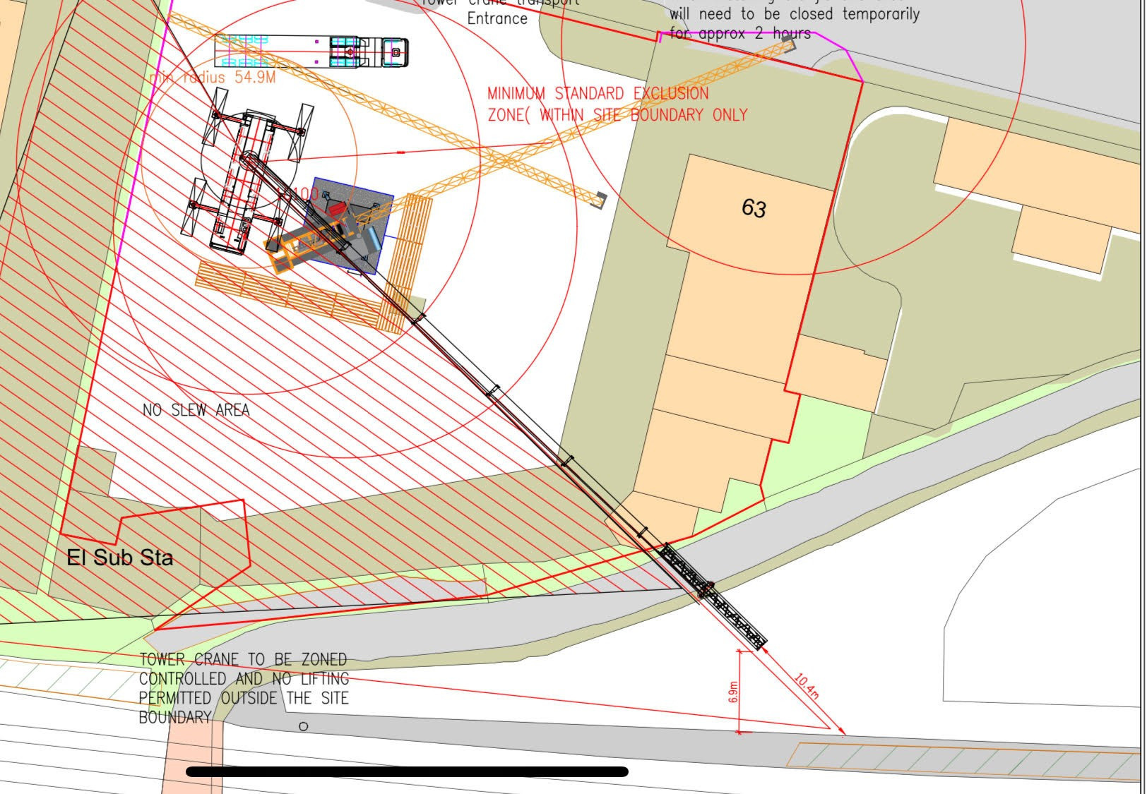Tower crane erection and dismantle planning