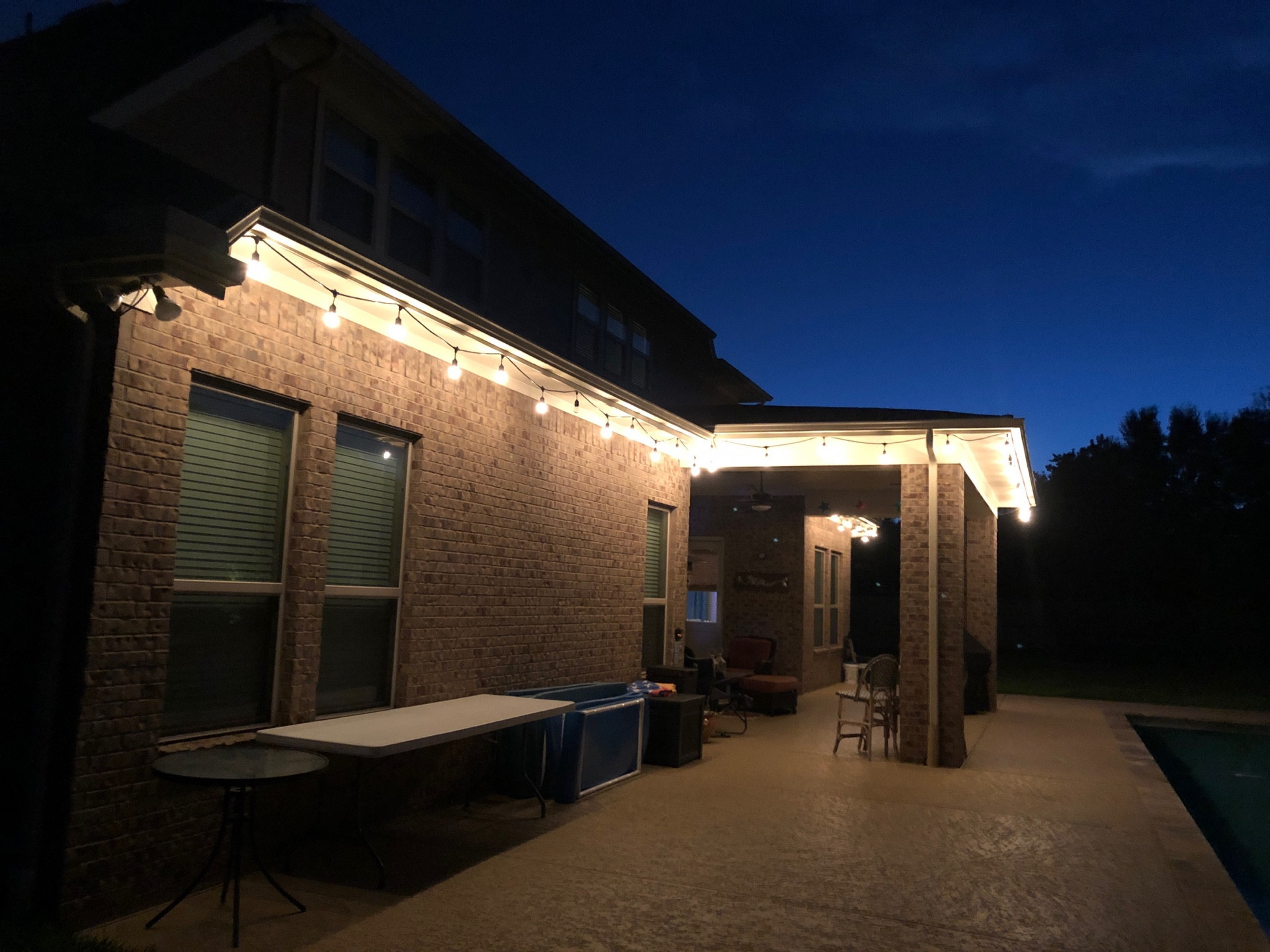 Houston's Professional Patio Lights Installation Patio Lights of Houston