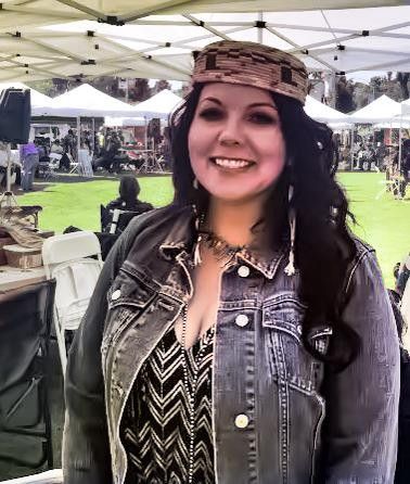 Tishmall Turner being honored at a powwow in Balboa Park