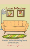 coloring book home interior