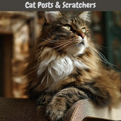 Cat towers and scratchers