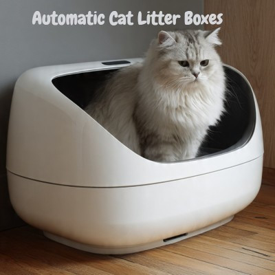 Automatic self-cleaning litter box