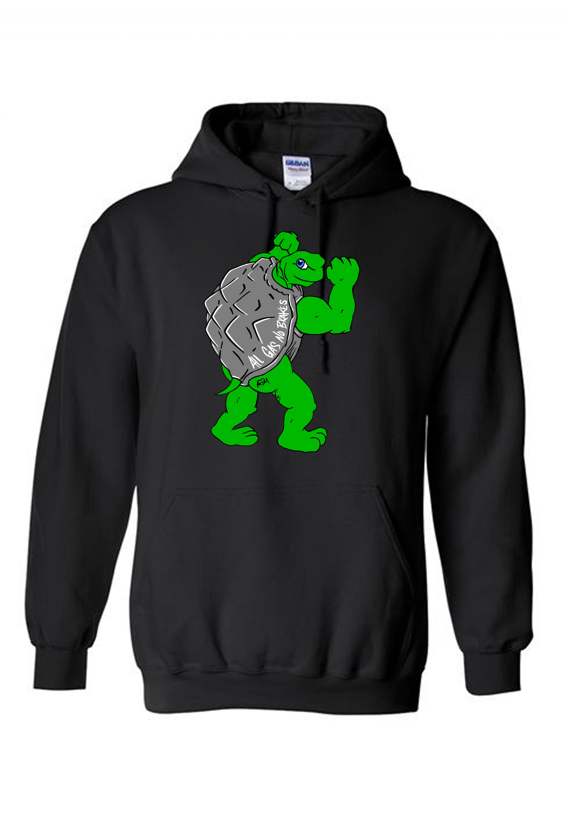 All gas no brakes turtle hoodie