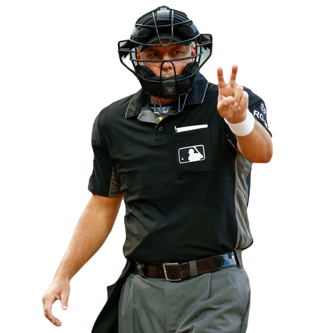 logo on mlb umpire uniform