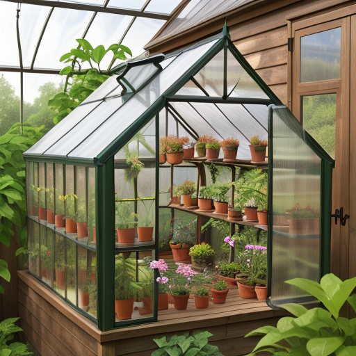 Growing greenhouse plants in containers