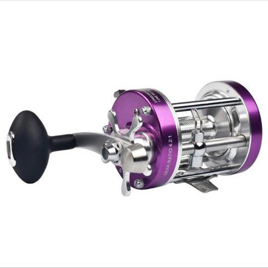 Purple – Ancient Mariner 6000 Left Hand Reel – Catfish & Crappie Conference  2024 – Official Site