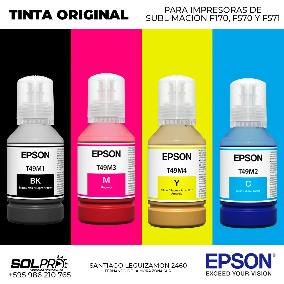 Tintas De Sublimacion Originales Epson Los Precios Son Refenciales 7945