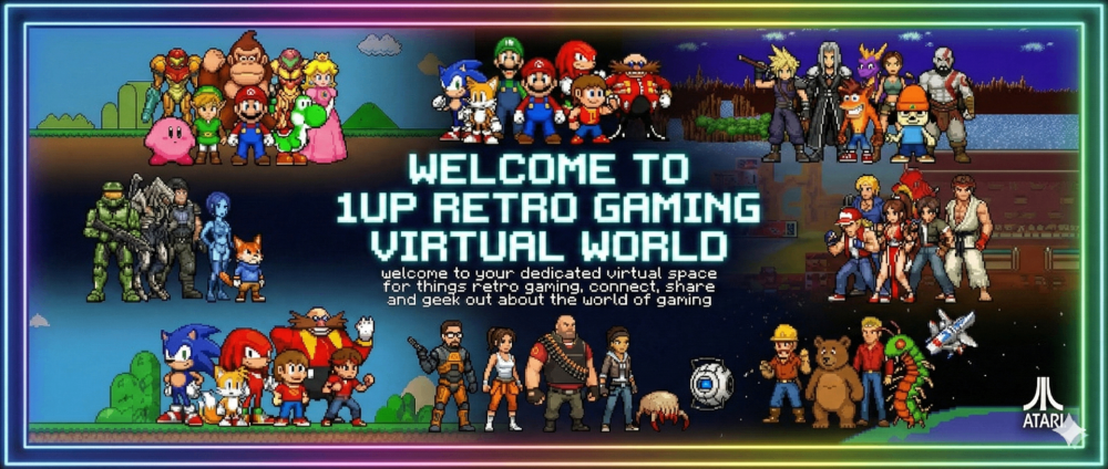 Retro gaming Virtual Lounge