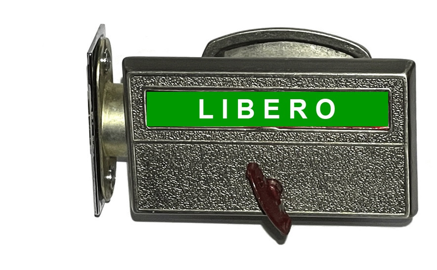 libero, italian bathroom indicator lock, indicator lock for italy
