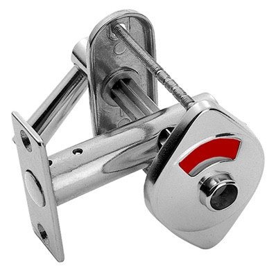 chrome deadbolt indicator lock, lever occupied lock, european indicator lock
