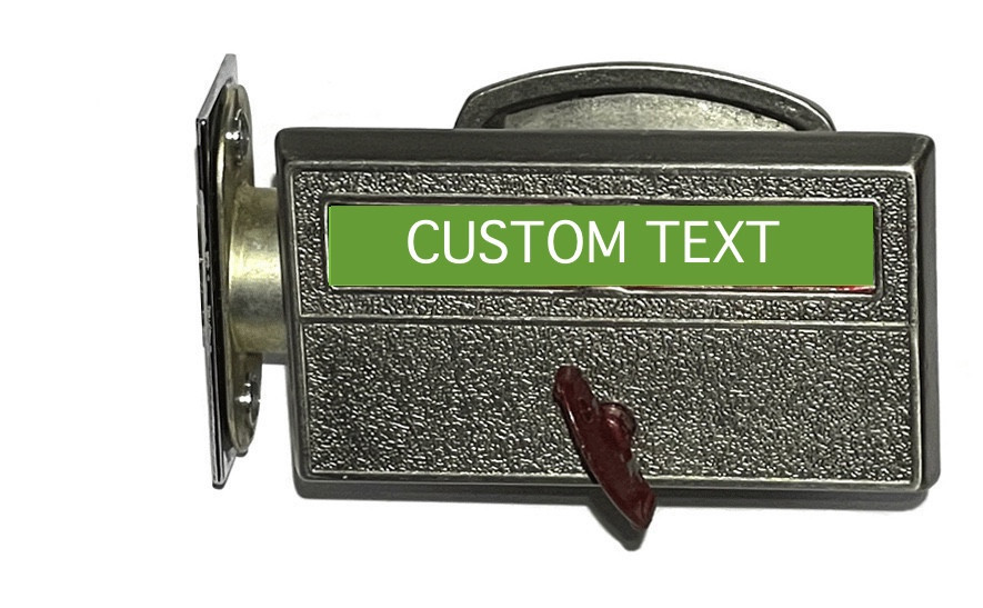 custom language indicator lock bathroom, restroom indicator custom language