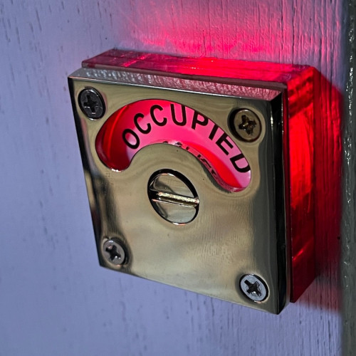 D 100 LED Bathroom Door Indicator Lock