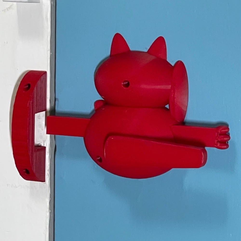 neko♪ Maneki Neko Lucky Cat LED Bathroom Indicator Lock
