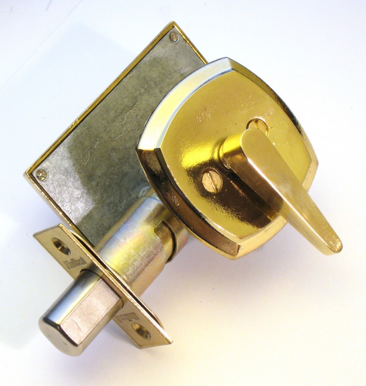 ada lever bathroom lock, privacy indicator lock, ada compliance, brass lever occupied lock