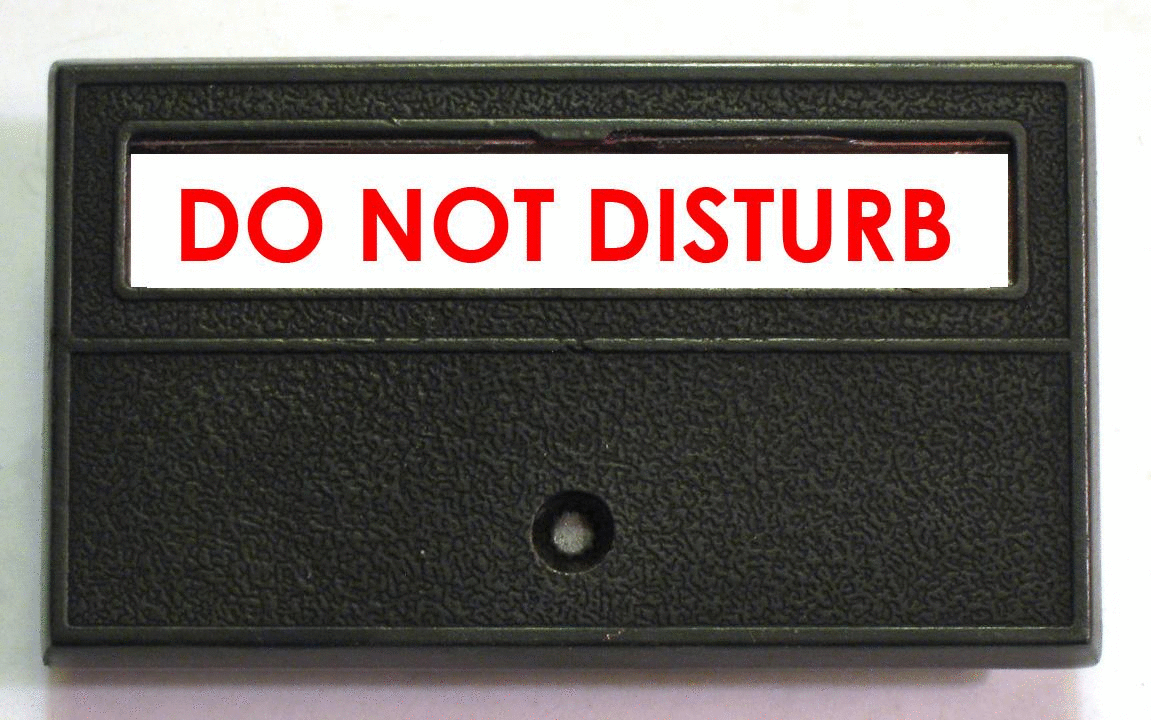Do Not Disturb Lock, motel do not disturb, indicator lock hotel do not disturb, custom indicator lock
