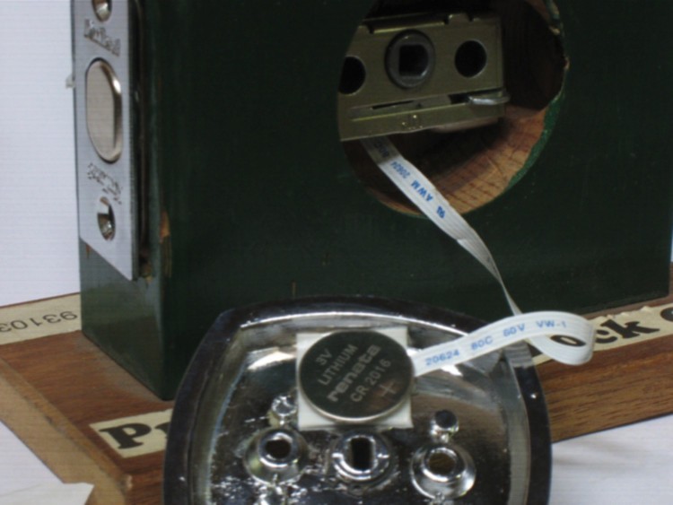 K-300 LED indicator lock installation, knob cover for led lock