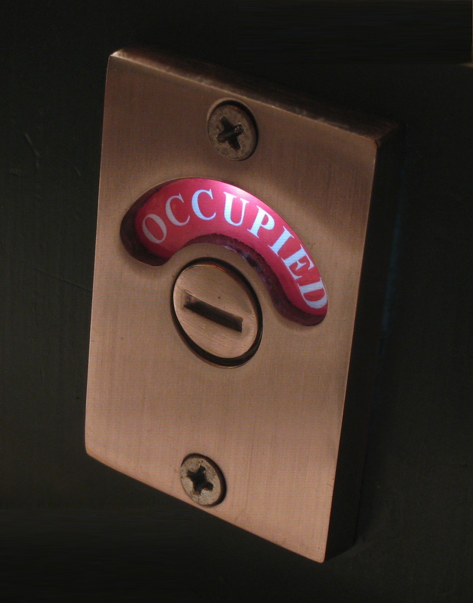 led lighted occupied vacant door lock, bathroom indicator lock, privacy indicator lock led