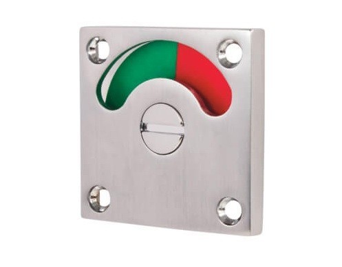 red green indicator, bathroom privacy lock engaged