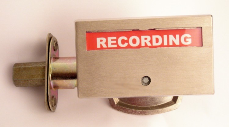 recording indicator, recording studio inidcator lock