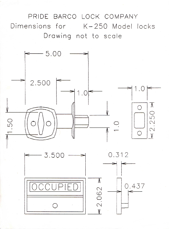 "K-250 CAD","K-250 dimensions","bathroom indicator Lock","ASYK-250-V CAD"