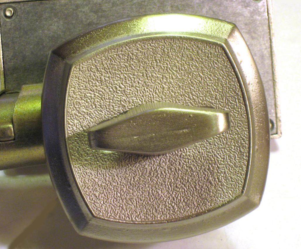 Brushed Nickel Bathroom Lock, Indicator Lock