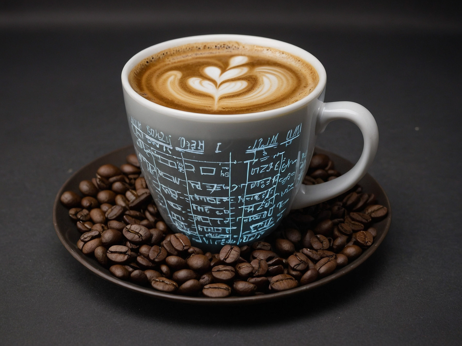 Math quote turning theories into coffee