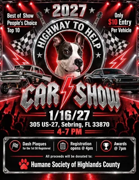 Highway to Help Car Show, Sebring FL