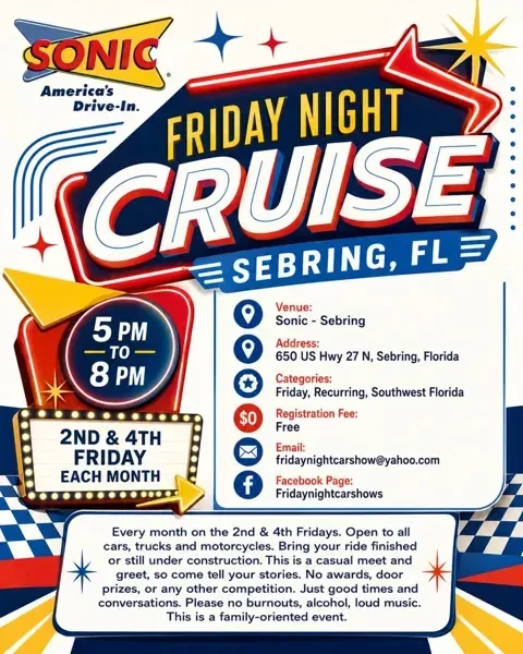 Sonic Friday Night Cruise, Sebring FL