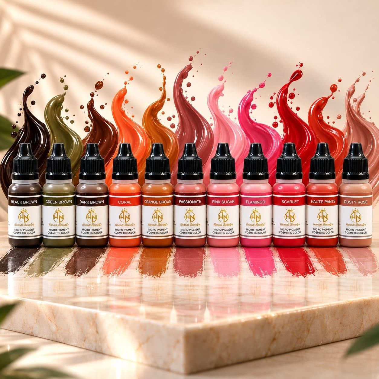 Hanadi Beauty's luxury ink color collection