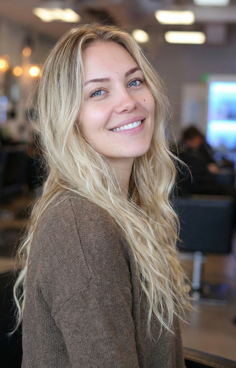 beautiful blonde hair transformation by Mark Vang Hair Design