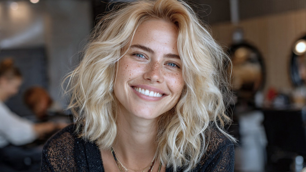 Beautiful blonde hair transformation at Dallas hair salon-Mark Vang Hair Design