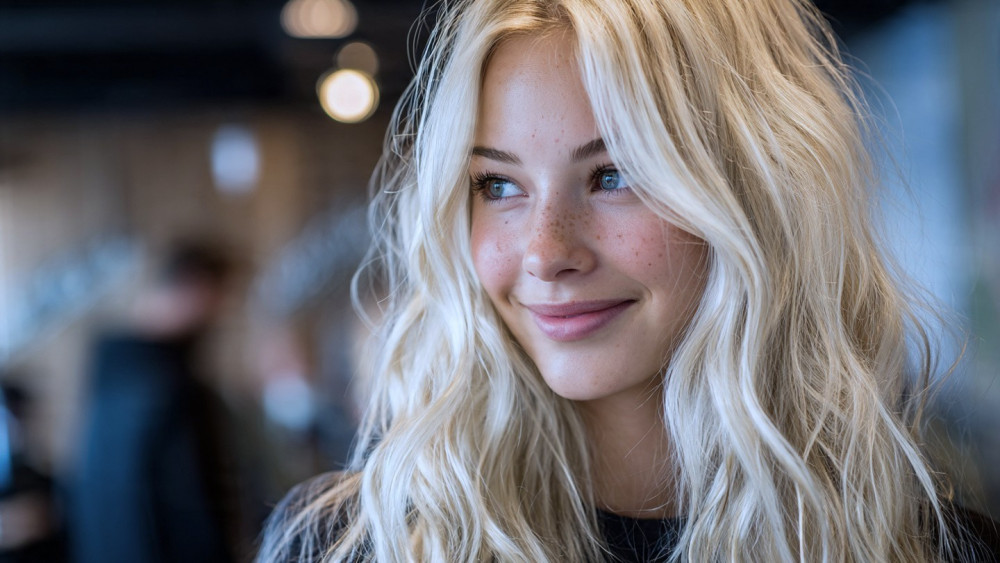 Stunning blonde hair color transformation at Dallas hair salon-Mark Vang Hair Design