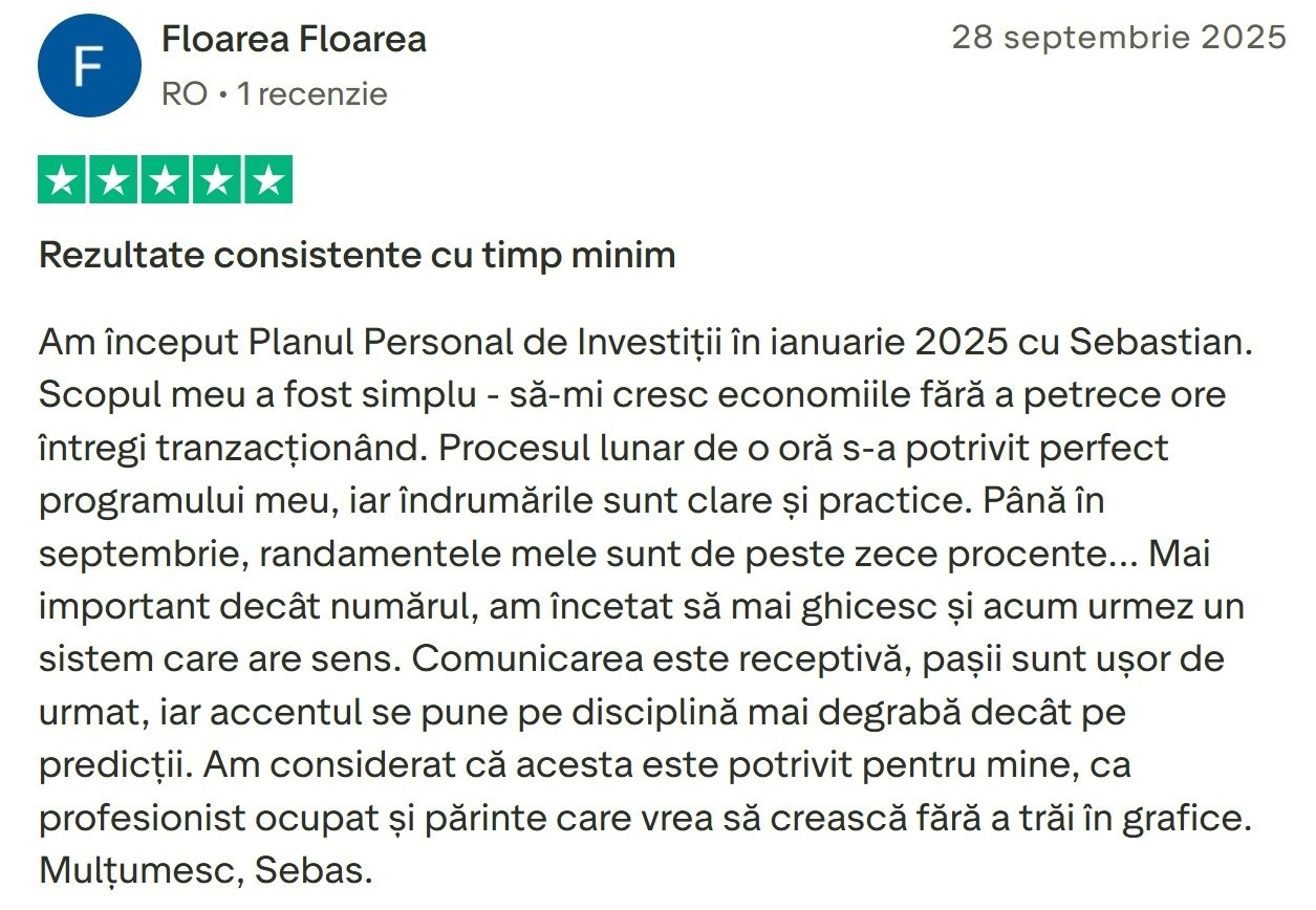 Recenzie Investitor 1 Oră